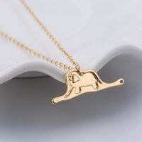 Yiustar Little Prince Necklace for Women Le Petit Charms Girls Pendant Necklace Snake Elephant Stainless Steel Jewelry Wholesale