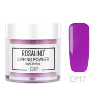 ROSALIND Nail Dipping Powder Gel Of Nails Extension  Extension Crystal Powder Nail Art Decoration Carving Glitter For Manicure