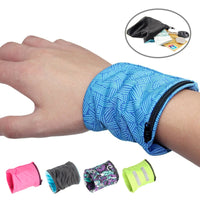 Running Wrist Wallet Coin Keys Storage Bag Badminton Tennis Wrist Pouch Reflective Zipper Pocket Sport Wristband