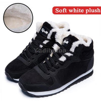 Vulcanized Shoes Women Men Boots Winter Shoes Snow Boots Casual Shoes Plus Size Winter Sneakers Ankle Unisex Shoes Winter Boots
