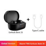 Xiaomi mi true wireless earbuds basic 2s Redmi AirDots 2s Bluetooth 5.0 touch control TWS earphone gaming mode USB C headphone