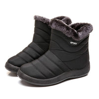Women Boots Waterproof Snow Boots Female Plush Winter Boots Women Warm Ankle Botas Mujer Winter Shoes Woman Plus Size 43