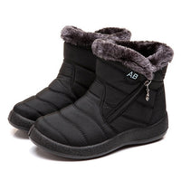 Women Boots Waterproof Snow Boots Female Plush Winter Boots Women Warm Ankle Botas Mujer Winter Shoes Woman Plus Size 43