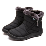 Women Boots Waterproof Snow Boots Female Plush Winter Boots Women Warm Ankle Botas Mujer Winter Shoes Woman Plus Size 43