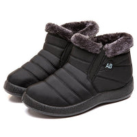 Women Boots Waterproof Snow Boots Female Plush Winter Boots Women Warm Ankle Botas Mujer Winter Shoes Woman Plus Size 43