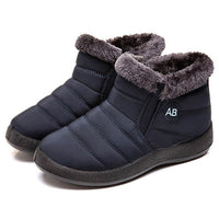Women Boots Waterproof Snow Boots Female Plush Winter Boots Women Warm Ankle Botas Mujer Winter Shoes Woman Plus Size 43