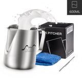 Stainless Steel Milk Frothing Pitcher Espresso Steaming Coffee Barista Latte Frother Cup Cappuccino Milk Jug Cream Froth Pitcher