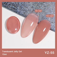 Clou Beaute 64 Colors Gel Nail Polish White Gel Polish UV Nail Base Top Matte Gel Soak Off UV Varnish Gel Paint 15ml Nail Art
