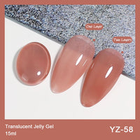 Clou Beaute 64 Colors Gel Nail Polish White Gel Polish UV Nail Base Top Matte Gel Soak Off UV Varnish Gel Paint 15ml Nail Art