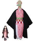 Kimetsu No Yaiba Demon Slayer Kids Cosplay Costume Halloween Carnival Gorgeous Funny Costume Nezuko Kids Wear