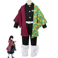Kimetsu No Yaiba Demon Slayer Kids Cosplay Costume Halloween Carnival Gorgeous Funny Costume Nezuko Kids Wear