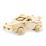 Kids 3D Wooden Puzzle Toy Military Series Tank Vehicle Animals Model Set Creative Assembled Education Toys For Children