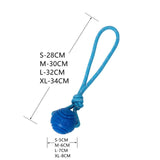 Dog Ball Pet Dog Toys Indestructible Chew Toys Ball with String Interactive Toys for Large Dog Puppy Bouncy Rubber Solid Ball