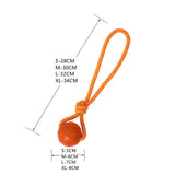Dog Ball Pet Dog Toys Indestructible Chew Toys Ball with String Interactive Toys for Large Dog Puppy Bouncy Rubber Solid Ball