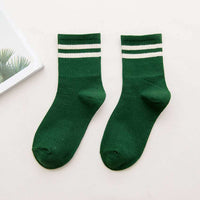New Butterfly Socks Women Streetwear Harajuku Crew Kawaii Stripe Fashion Ankle Funny Cotton Embroidered Expression