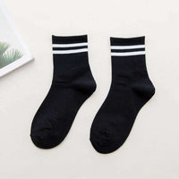 New Butterfly Socks Women Streetwear Harajuku Crew Kawaii Stripe Fashion Ankle Funny Cotton Embroidered Expression
