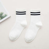 New Butterfly Socks Women Streetwear Harajuku Crew Kawaii Stripe Fashion Ankle Funny Cotton Embroidered Expression