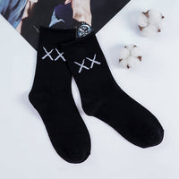 New Butterfly Socks Women Streetwear Harajuku Crew Kawaii Stripe Fashion Ankle Funny Cotton Embroidered Expression