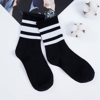 New Butterfly Socks Women Streetwear Harajuku Crew Kawaii Stripe Fashion Ankle Funny Cotton Embroidered Expression