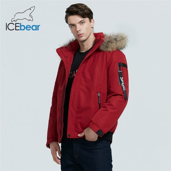 ICEbear 2021 New Winter Men&#39;s Coat Fashion Men&#39;s Clothing Hooded Jacket Brand Apparel MWD19626I