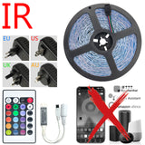 LED Strip Lights RGB 5050 Bluetooth Waterproof WIFI Flexible Lamp Tape DC12V TV BackLight Bedroom Decorate Supports Alexa Google