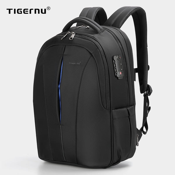 Tigernu USB Recharging Men 15.6 inch Laptop Backpacks Student Schoolbag For Boys Waterproof Quality Male Rucksack Mochila Bag