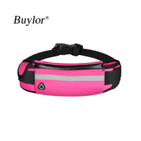 Buylor Sports Waist Pack Women Men Running Belt Waist Bag Waterproof Fanny Pack Wallet Men Pouch Belt Portable Phone Holder Gym