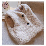 HoneyCherry Children&#39;s Double Vest  Baby Vest girl And boy Plush Vest Baby Girl Winter Clothes Toddler Girl Vest