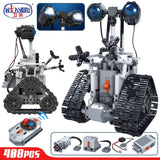 ERBO Creative Technical Remote Control Electric Intelligent Robot Building Blocks MOC RC Robot Bricks Toys For Children