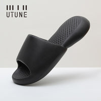 UTUNE Men&#39;s Slippers Indoor Shoes For Man Soft Summer EVA Sandals Mute Non-slip Women Fish Slides Bathroom zapatillas de casa
