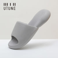 UTUNE Men&#39;s Slippers Indoor Shoes For Man Soft Summer EVA Sandals Mute Non-slip Women Fish Slides Bathroom zapatillas de casa