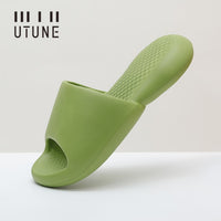 UTUNE Men&#39;s Slippers Indoor Shoes For Man Soft Summer EVA Sandals Mute Non-slip Women Fish Slides Bathroom zapatillas de casa