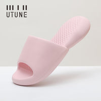 UTUNE Men&#39;s Slippers Indoor Shoes For Man Soft Summer EVA Sandals Mute Non-slip Women Fish Slides Bathroom zapatillas de casa