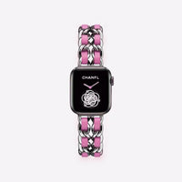 Strap For Apple Watch 7 Band 45MM 41MM 6 5 4 3 2 38 mm 42mm Bracelet Stainless Steel luxury for iWatch series 7 6 se  40mm 44mm