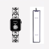 Strap For Apple Watch 7 Band 45MM 41MM 6 5 4 3 2 38 mm 42mm Bracelet Stainless Steel luxury for iWatch series 7 6 se  40mm 44mm