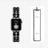 Strap For Apple Watch 7 Band 45MM 41MM 6 5 4 3 2 38 mm 42mm Bracelet Stainless Steel luxury for iWatch series 7 6 se  40mm 44mm