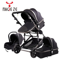 Poussette Stroller 3 in 1 Portable Travel Baby Carriage Folding Prams Aluminum Frame High Landscape Car for Newborn  Babyboomer