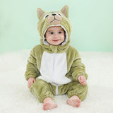 Winter Baby Clothes Panda Rabbit Romper Boy Costume Newborn Romper For Bebes Clothing Kids Girl Jumpsuit Toddler Infant Sleepers