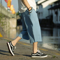 Men Harajuku Harem Pants 2022 New Mens Summer Cotton Linen Joggers Pants Male Vintage Chinese Style Sweatpants Fashions