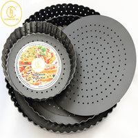 5/6/7/8/9/10 Inch Non-stick Cake Pan PIZZA Pan Household Baking Pan Baking Mold Baking Pan Loose Bottom PIZZA Pan