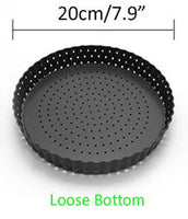 5/6/7/8/9/10 Inch Non-stick Cake Pan PIZZA Pan Household Baking Pan Baking Mold Baking Pan Loose Bottom PIZZA Pan