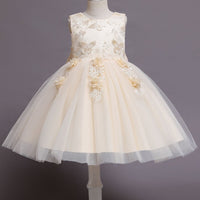 Pegeant Sequined Backless Kids Dresses for Girls Wedding Party Princess Dresses Baby Girls First Communion Layered Tutu Dresses