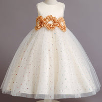 Pegeant Sequined Backless Kids Dresses for Girls Wedding Party Princess Dresses Baby Girls First Communion Layered Tutu Dresses