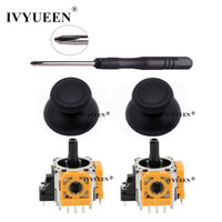 IVYUEEN 3D Analog Joystick Sensor Module Potentiometer Thumb Stick for Sony PlayStation 4 PS4 Pro Slim Controller Repair Parts