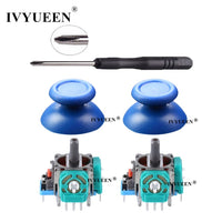 IVYUEEN 3D Analog Joystick Sensor Module Potentiometer Thumb Stick for Sony PlayStation 4 PS4 Pro Slim Controller Repair Parts