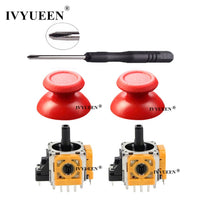 IVYUEEN 3D Analog Joystick Sensor Module Potentiometer Thumb Stick for Sony PlayStation 4 PS4 Pro Slim Controller Repair Parts