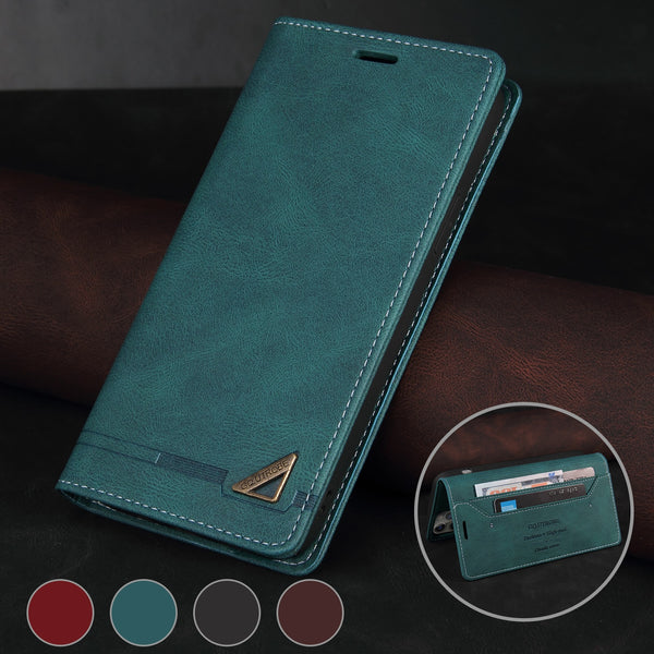 Anti-theft Leather Case For Redmi Note 10 Pro 9 8 7A Redmi 10 9 9A 9C 9T 8 8A 7A Mi POCO F3 X3 NFC M3 Pro 11T Phone Cover Case