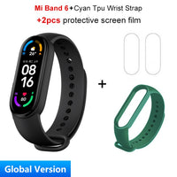 Global Version Xiaomi Mi Band 6 Smart Bracelet 1.56&quot;AMOLED Screen miBand 6 Heart Rate Fitness Traker Bluetooth 5 ATM Waterproof