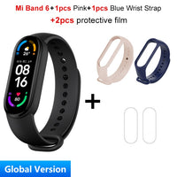 Global Version Xiaomi Mi Band 6 Smart Bracelet 1.56&quot;AMOLED Screen miBand 6 Heart Rate Fitness Traker Bluetooth 5 ATM Waterproof