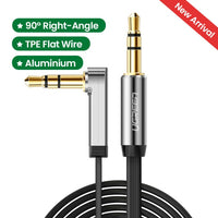 Ugreen Aux Cable Jack 3.5mm Audio Cable for iPhone 3.5 mm Male Cable Aux for Computer Headphone Xiaomi Laptop Car 3.5 Jack Cable